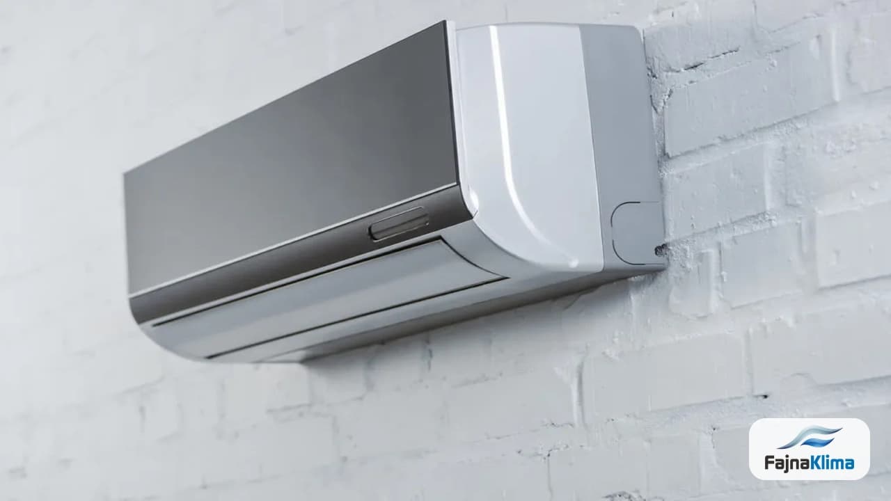 Designerski klimatyzator dopasowany do nowoczesnego salonu